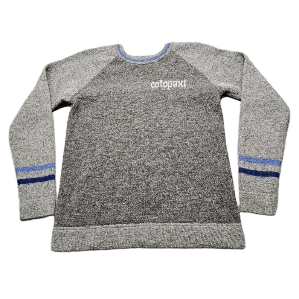 Cotopaxi  Cotopaxi Gear For Good Sweater Womens M/ men S Gray Knitted Crew Neck
